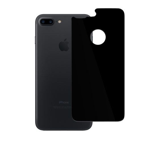 iPhone 7 Plus 背面用 ガラスフィルム グレア ブラック