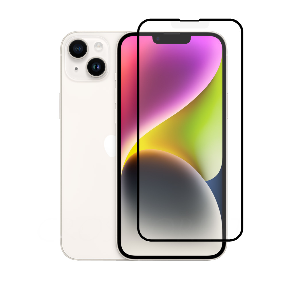 iPhone 14 Plus (6.7インチ) 用 アンチグレア ガラスフィルム - CROSS